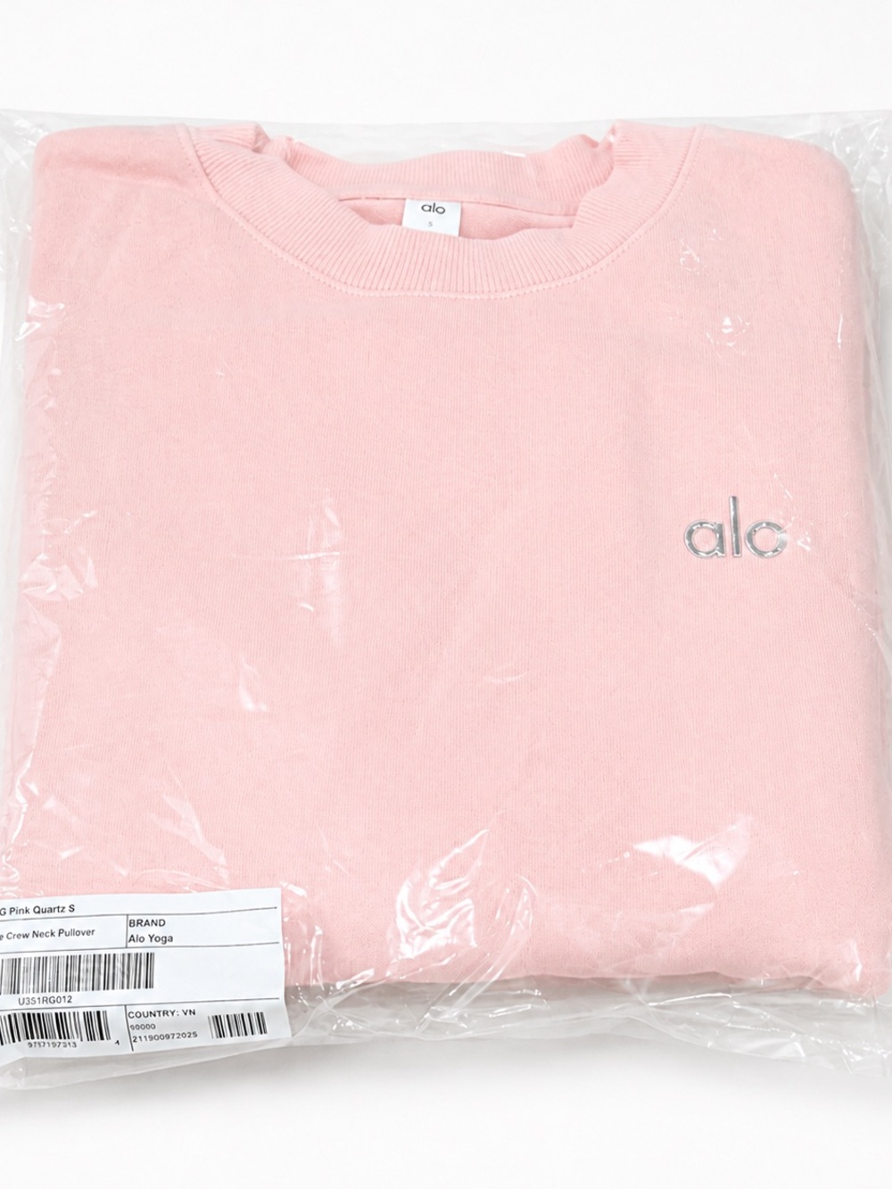 ALO Accolade Sweatshirt Pink Quartz Sizes (XS-XL) - Picture 3 of 3